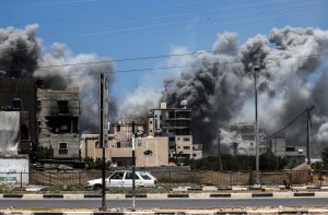 56 شهيدا منذ فجر السبت في قصف العدو مناطق متفرقة من قطاع غزة