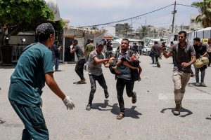 استشهاد 3 مواطنين فلسطينيين بينهم طفل في قصف العدو لخان يونس