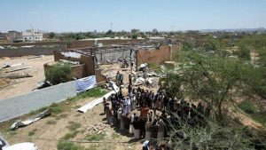 من مسرح الجريمة.. مؤتمر صحفي بصعدة يحمّل أمريكا مسؤوليةَ استهداف الأفارقة