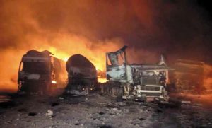 ارتفاع ضحايا جريمة العدو الأمريكي في ميناء رأس عيسى إلى 245 شهيدا وجريحا