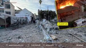 “المعمداني” تحت النار.. قصفٌ يقتلُ حياةَ المدنيين في غزة