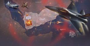 العدو الأمريكي يشن 13 غارة على ميناء ومطار الحديدة