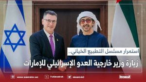 استمرار مسلسل التطبيع الخياني.. زيارة وزير خارجية العدوّ الإسرائيلي للإمارات