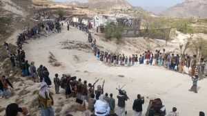 وشحة قبائل وشحة في حجة تعلن النكف القبلي اعلانا للنفير العام