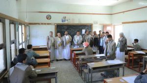 عوض يتفقد اختبارات الشهادة الثانوية العامة في صعدة