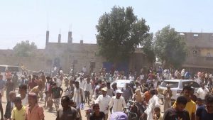 IMG-20250405-WA0011 تشييع جثامين شهداء مؤسسة المياه في المنصورية بالحديدة