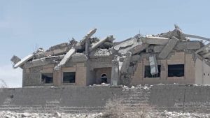 الاطلاع على الأضرار بالمعهد المهني بالصومعة جراء غارات العدوان الأمريكي