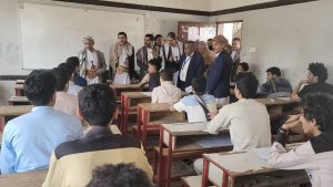 IMG-20250419-WA0006 الصعدي يتفقد اختبارات الثانوية العامة وأنشطة الدورات الصيفية في الأمانة