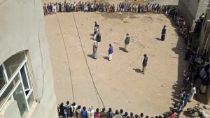 وقفات في الأمانة لطلاب الدورات الصيفية نصرة لغزة والشعب الفلسطيني