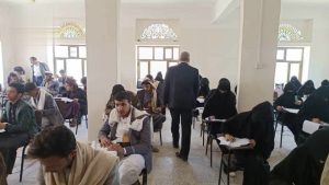 IMG-20250420-WA0008 تدشين الاختبارات في كلية العلوم الإنسانية في شبام كوكبان