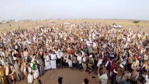 IMG-20250421-WA0001 أبناء المديريات الشمالية بالحديدة يعلنون النكف لمواجهة العدوان الأمريكي