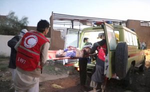IMG-20250428-WA0010 منظمة إنسان تدين جريمة استهداف العدوان الأمريكي مركز إيواء المهاجرين بصعدة