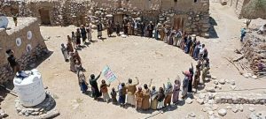 وقفات جماهيرية في محافظة مأرب نصرة لغزة وتنديدا بالعدوان الأمريكي