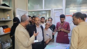 IMG_20250405_181109_511 شيبان وسفيان يتفقدان الانضباط الوظيفي بوزارة الصحة ومستشفى الثورة