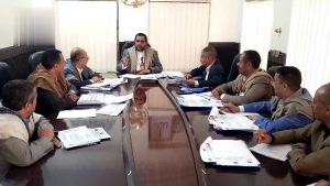 IMG_20250413_154234_213 اجتماع برئاسة الهادي لمناقشة خطط واحتياجات صندوق النظافة والتحسين بصنعاء