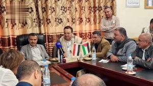 مناقشة دعم الصليب الأحمر لمحطة معالجة مياه الصرف الصحي بالأمانة