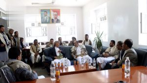 تفقد سير العمل في هيئة الموارد والمنشآت المائية في إب