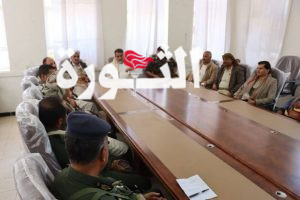 IMG_20250426_163847_927 اجتماع في البيضاء يناقش التحشيد والتعبئة لمواجهة قوى العدوان الامريكي