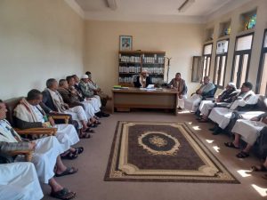 IMG_20250428_154008_598 القاضي العمدي: التدوير الوظيفي يهدف الى الارتقاء بالعمل القضائي والاداري بمحاكم ذمار