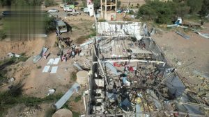 IMG_20250428_160053_470 منظمة انتصاف تدين جريمة استهداف العدوان الأمريكي مركز إيواء المهاجرين بصعدة