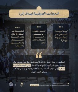 إنفوجرافيك ـ أهداف الدورات الصيفية