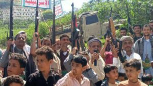  مديرية برع تعلن النفير لمواجهة العدوان الأمريكي