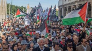 المغاربة مئات المغاربة يتظاهرون في طنجة تنديدا بالعدوان الصهيوني على غزة وإيران