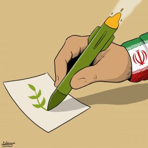 كاريكاتير .. العدو بدأ الحرب و إيران كتبت نهايتها وجعلته يندم