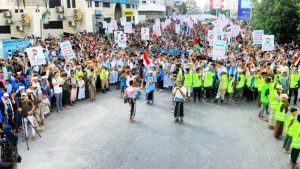 04 الحديدة .. مسيرات جماهيرية في 248 ساحة تحت شعار “نصرة لغزة .. مسيراتنا مستمرة، وعملياتنا متصاعدة”