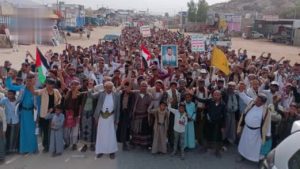 251 مسيرة حاشدة في حجة تحت شعار” ثبات مع غزة وجهوزية واستنفار في مواجهة العدوان”