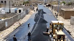 933640b33e1d4f2fb1ec12cc0a250d48 الوحدة التنفيذية في عمران تدشن المرحلة الثانية لمشروع إعادة تأهيل شارع الزكاة