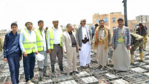 تفقد سير العمل في مشروع إنشاء مبنى الأشغال بمحافظة صنعاء