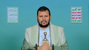 السيد 8 محرم السيد عبدالملك الحوثي: معركة غزة كاشفة لمعادلة الصراع واستمرار الرد اليمني ردع حقيقي أمام تغوّل العدو