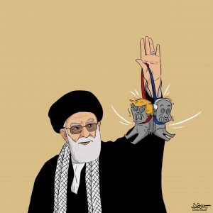 كاريكاتير.. ايران تمكنت بجدارة من تأديب أمريكا وكيان العدو