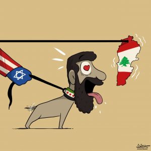 كاريكاتير.. الإرهابي المطور كلب الإحتلال في وجه لبنان !