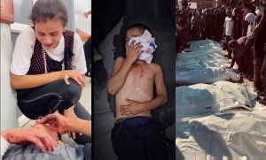 كيان الاحتلال يصعّد من مجازر النازية بحق المدنيين في غزة صباح اليوم.. فيديو