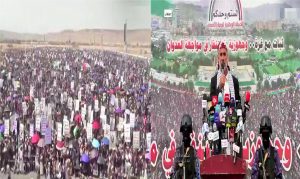 مسيرات في صنعاء وصعدة ثباتاً مع غزة مسيرات “طوفانية” يمانية ضخمة ثباتاً مع غزة واستعدادا للمواجهة.. فيديو