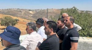 IMG-20250704-WA0004 مسيرة حاشدة في سنجل لمحاولة الوصول إلى أرضي البلدة المهددة بالاستيلاء
