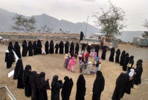 وقفات للهيئة النسائية في حجة تضامنا مع غزة.. صور