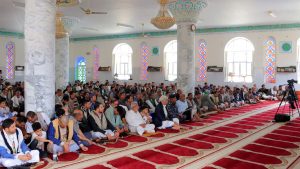 0017545777729022 فعالية خطابية تدشيناً لأنشطة ذكرى المولد النبوي الشريف بإب