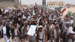 50 مسيرة حاشدة في الجوف تؤكد الثبات مع غزة والجاهزية لمواجهة العدو الصهيوني