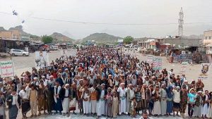 أبناء ريمة يحتشدون في 66 ساحة نصرةً لغزة ورفضاً لصفقات الخداع
