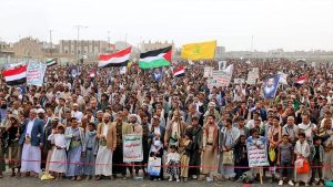 حشود جماهيرية في 80 ساحة بتعز تؤكد الثبات مع غزة