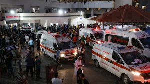 الهلال الأحمر استشهاد موظف واصابة 3 آخرين في استهداف العدو لمقر جمعية الهلال الأحمر بخان يونس