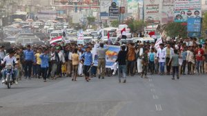 مسيرات طلابية في عدد من مديريات تعز تضامنا مع أطفال غزة