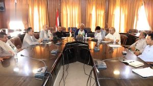 IMG_20250816_175855_715 اجتماع برئاسة باجعالة لمناقشة الجوانب التنظيمية الداخلية بوزارة الشؤون الاجتماعية