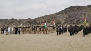 IMG_20250818_200312_197 وقفة لطلاب عدد من مدارس مديرية ردمان بالبيضاء تضامنًا مع غزة