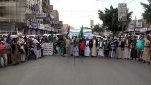 وقفتان مسلحتان في مديرية الصافية استمراراً لنُصرة الشعب الفلسطيني