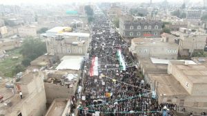 55 مسيرة حاشدة في ذمار إسنادًا لغزة وغضبًا للدماء المسفوكة والمقدسات المنتهكة