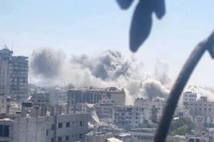8 شهداء في مجزرة صهيونية بحي الشيخ رضوان شمالي غزة